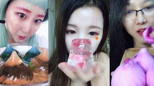 快手美女吃瓜图片视频,快手美女演绎夏日美食风情