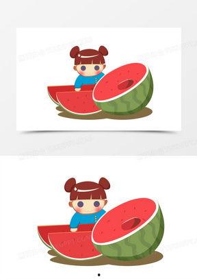 大嘴吃瓜的视频素材高清