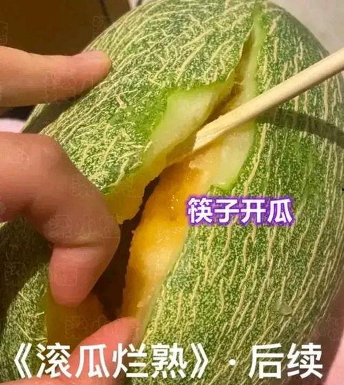 怎么吃哈密瓜的视频